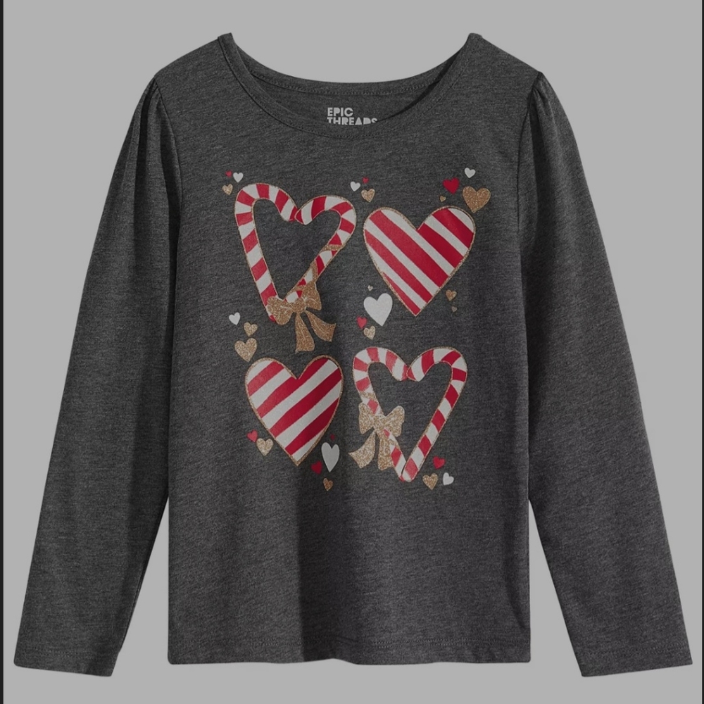 🍭🍭🌈🌈Epic Threads Candy Cane Shirt & Jeggings